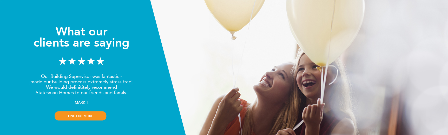 Client review banner